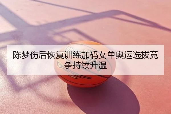 陈梦伤后恢复训练加码女单奥运选拔竞争持续升温
